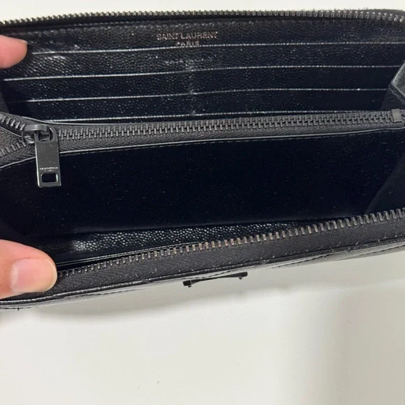 Yves Saint Laurent Black Key & Card Holder - Picture 3 of 5